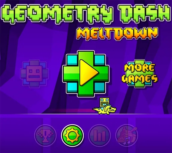 Geometry Dash Meltdown gameplay
