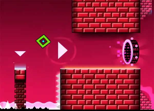 Geometry Dash Meltdown controls and vehicle forms