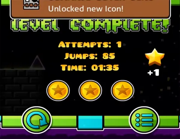Geometry Dash Meltdown practice checkpoints and secret coins
