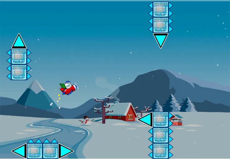 Geometry Portal Challenge jump over spike obstacles