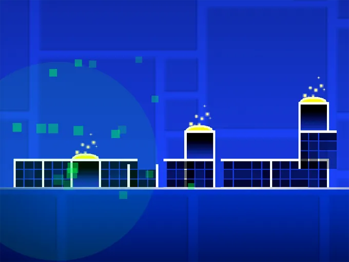 Glitch Dash jump and dodge controls