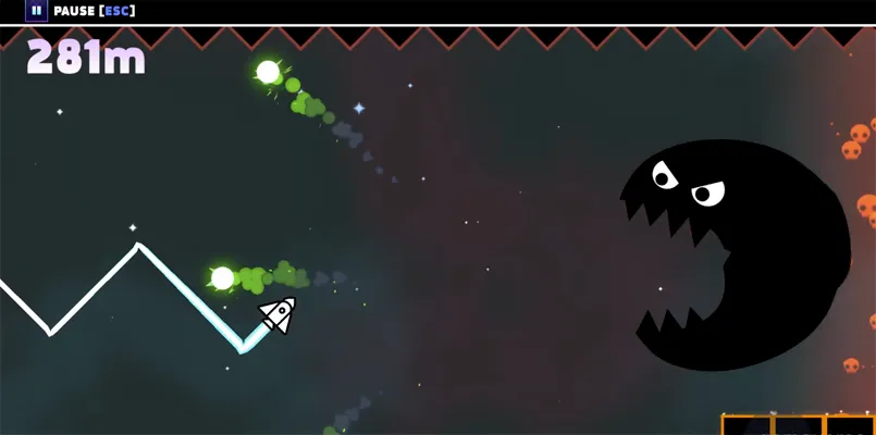 Geometry Vibes Monster creature attack pattern