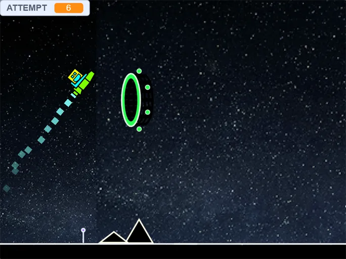 Space Dash hold and release controls